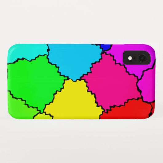 Meerkleurig Case-Mate iPhone Case (Achterkant (horizontaal))
