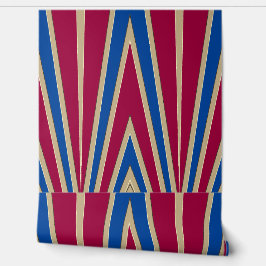 Meerkleurig chevron patroon "Ratti_Creative_Arts" Behang