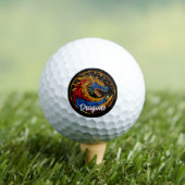 Meerkleurig  Chinees Dragon Golfballen (Insitu Shirt)