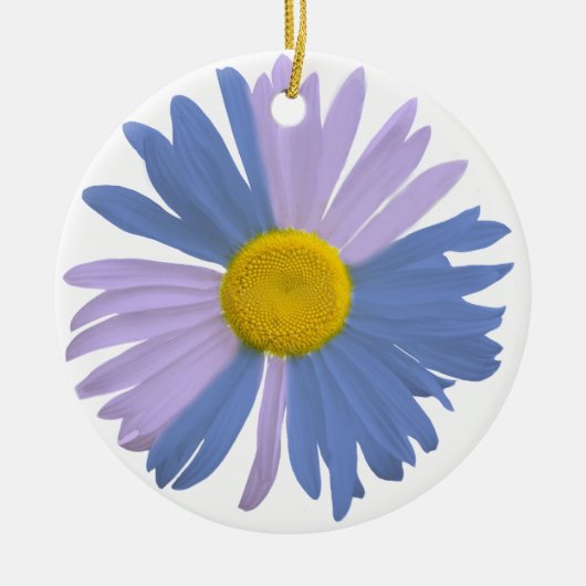 Meerkleurig Daisy Keramisch Ornament (Voorkant)