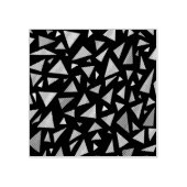 Meerkleurig driehoekig geometrisch patroon rubberstempel (Afrduk)