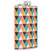 Meerkleurig driehoekpatroon heupfles (Rechts)