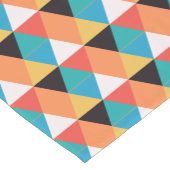 Meerkleurig driehoekpatroon korte tafelloper (Hoek)