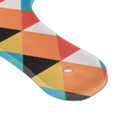 Meerkleurig driehoekpatroon snijplank (Hoek)