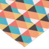 Meerkleurig driehoekpatroon tafelkleed (Gekanteld)