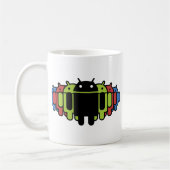 Meerkleurig droid Army Koffiemok (Links)