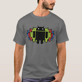 Meerkleurig droid Army T-shirt