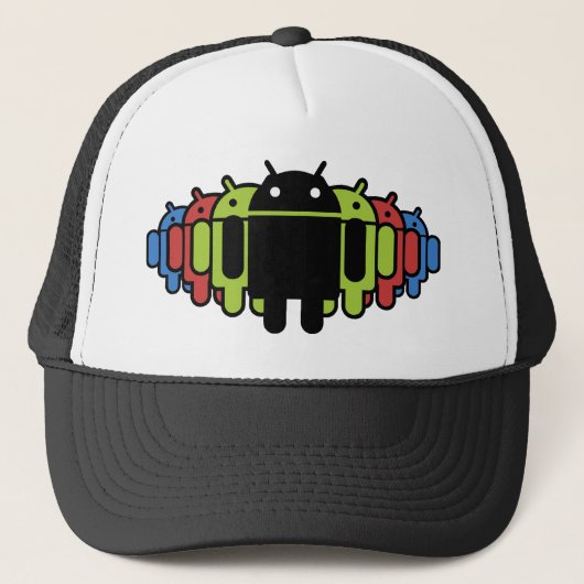 Meerkleurig droid Army Trucker Pet (Voorkant)