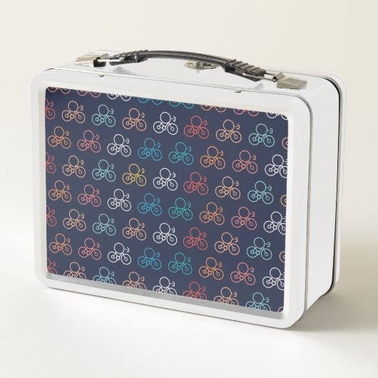 Meerkleurig fietspatroon (Achterkant)