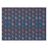 Meerkleurig fietspatroon tafelkleed (Voorkant (Horizontaal))