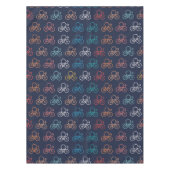 Meerkleurig fietspatroon tafelkleed (Voorkant)