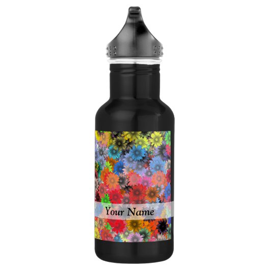 Meerkleurig floreel patroon waterfles (Rechts)