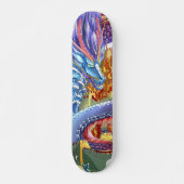 Meerkleurig Flying Legendary Dragon Skateboard (Voorkant)