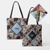 Meerkleurig geborduurd Patchwork Boho Chic Tote Bag