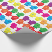 Meerkleurig gebreid Mittens Thunder_Cove Cadeaupapier (Hoek)