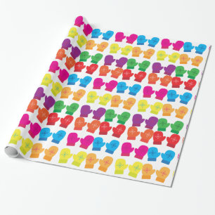 Meerkleurig gebreid Mittens Thunder_Cove Cadeaupapier