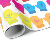 Meerkleurig gebreid Mittens Thunder_Cove Cadeaupapier (Rol Hoek)