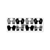 Meerkleurig gebreid Mittens Thunder_Cove Rubberstempel (Afrduk)