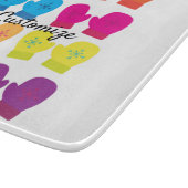 Meerkleurig gebreid Mittens Thunder_Cove Snijplank (Hoek)