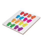 Meerkleurig gebreid Mittens Thunder_Cove Tegeltje (Zijkant)