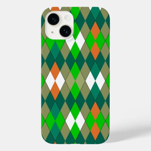 Meerkleurig geometrisch patroon ruiten minimalisme Case-Mate iPhone case (Achterkant)