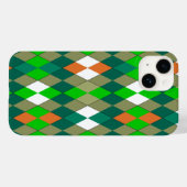 Meerkleurig geometrisch patroon ruiten minimalisme Case-Mate iPhone case (Achterkant (horizontaal))