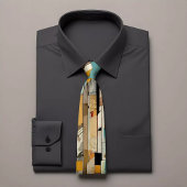 Meerkleurig geometrisch Stropdas