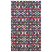 Meerkleurig geometrisch vormenpatroon tafelkleed (Voorkant)