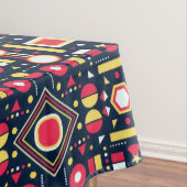 Meerkleurig geometrisch vormenpatroon tafelkleed (Voorbeeld)