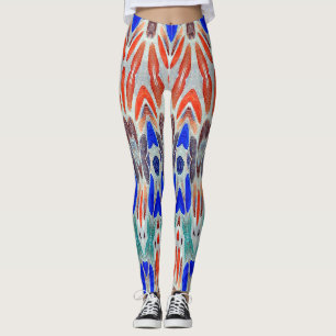 Meerkleurig gestructureerde "Ratti_Creative_Arts" Leggings