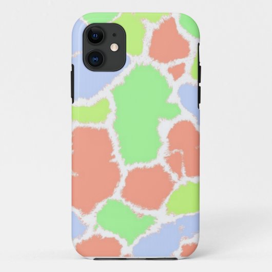 Meerkleurig Giraffe-vier-patroon Case-Mate iPhone Case (Achterkant)