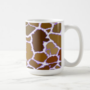 Meerkleurig Giraffe-vier-patroon Koffiemok