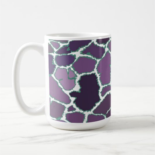 Meerkleurig Giraffe-vier-patroon Koffiemok (Links)