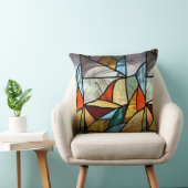 Meerkleurig glas Abstract Kussen (Stoel)