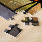 Meerkleurig glas Abstract Legpuzzel (Zijkant)