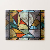 Meerkleurig glas Abstract Legpuzzel (Horizontaal)