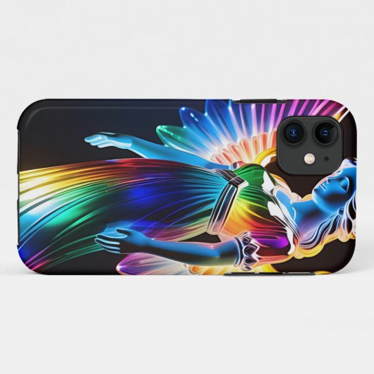 Meerkleurig glas Engel Case-Mate iPhone Case (Achterkant (horizontaal))