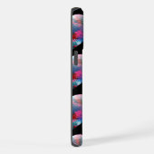 Meerkleurig Hart Schilderen op Hout iPhone Hoesje (Rechterkant)