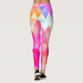 Meerkleurig, lichtroze met beschermlaag leggings (Achterkant)