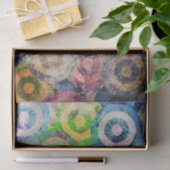 Meerkleurig loopnaalpatroon tissuepapier (Geschenk)