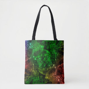 Meerkleurig marmer in natuurlijk patroon, De mix v Tote Bag