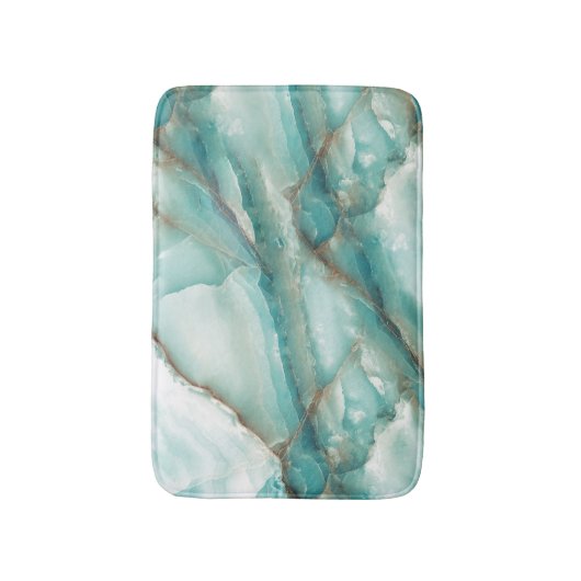 Meerkleurig marmer: Onyx-glaseffect. Badmat (Voorkant Verticaal)