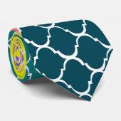 Meerkleurig Marokkaans design Stropdas (Opgerold)