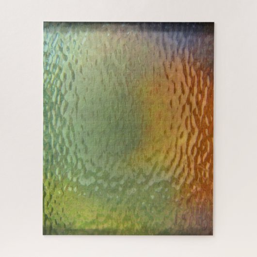 Meerkleurig metaal-patroon met hammered legpuzzel (Verticaal)