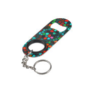 Meerkleurig Mini Flessenopener (Achterkant Gekanteld)