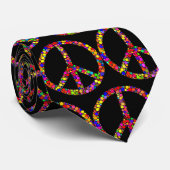 Meerkleurig mozaïekvreessymbool stropdas (Opgerold)