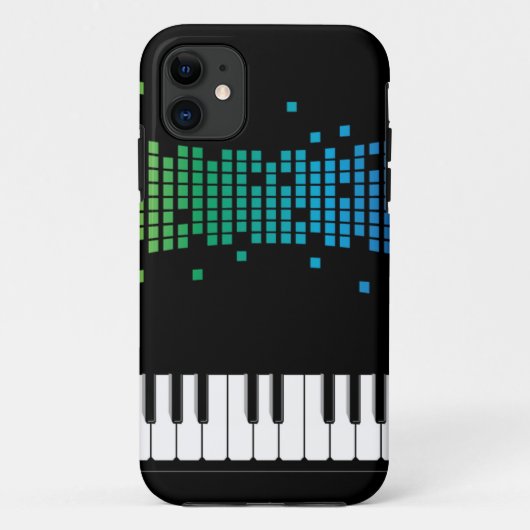 Meerkleurig muziekpianoinstrumenteel toetsenbord Case-Mate iPhone case (Achterkant)