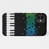 Meerkleurig muziekpianoinstrumenteel toetsenbord Case-Mate iPhone case (Achterkant (horizontaal))
