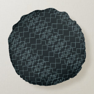 MEERKLEURIG NAADLOOS GEOMETRISCH DIAMANTPATROON ROND KUSSEN