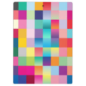 "Meerkleurig ontwerp" Klembord (Achterkant)